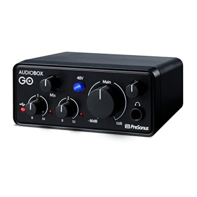 PreSonus AudioBox GO USB-C Audio Interface+Studio One DAW Recording Software NEW
