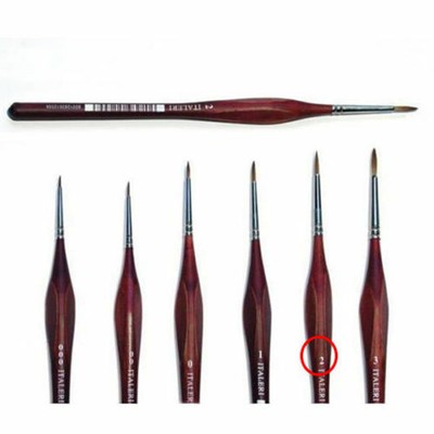 Italeri A51255/51255 Sable Hair Paint Brush 2 NIP