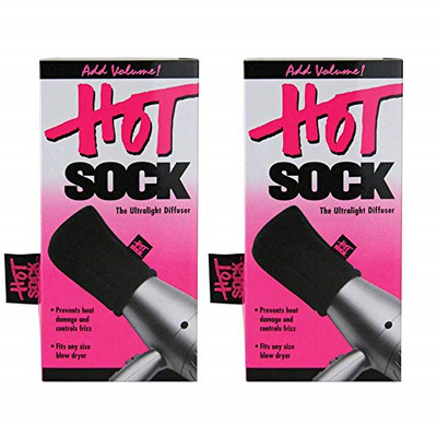 Hot Sock Ultralight Hair Blow Dryer Heat Diffuser 2-Pack