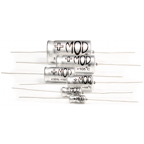 MOD 30uF @ 500V Axial Electrolytic Capacitor - Hi Temp - For Tube / HiFi Amps