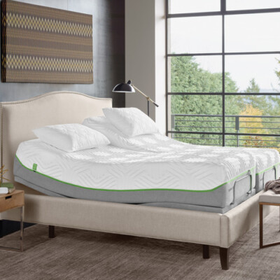 Split King Sheet 5 pc set For Sleep Number 1900 Deep Pockets Cooling-Elasticized