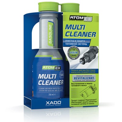 Xado Atomex Multi Cleaner Petrol Gasoline Improves Fuel Pump Cleans Increase LPG