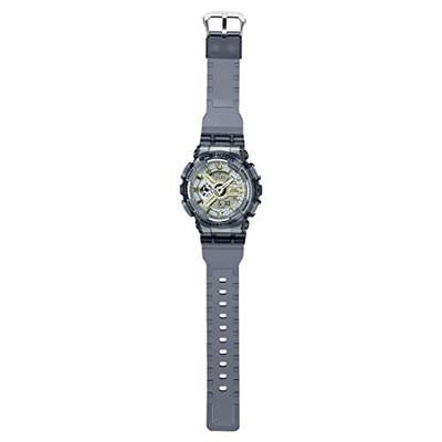 Pre-owned Casio G-shock Analog-digital Grey Dial Women Gma-s110gs-8adr (g1224)