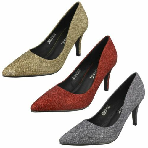 Zapatos de tacón de mujer rojos Anne Michelle