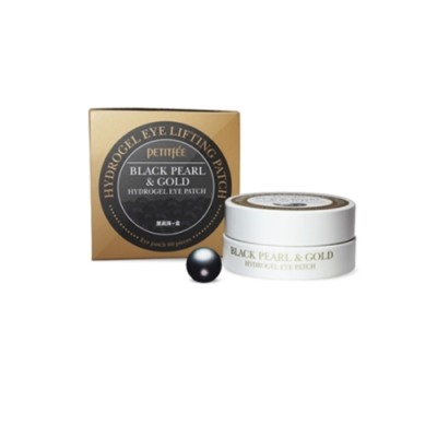 [Petitfee] Black Pearl & Gold Eye Patch 60ea (30days) / Korean Cosmetics