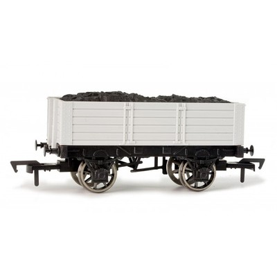 Dapol A015 'Un Painted' 5 Plank Open Mineral Wagon With Load Grey New Boxed -T48