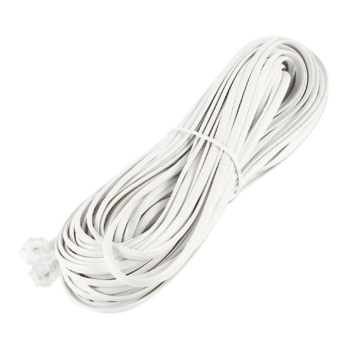Cavo Telefonico RJ11 Maschio/Maschio Bianco 5 metri Linq RJ-50