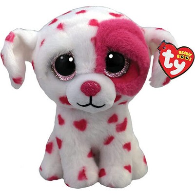 TY Beanie Boos - BEAU the Valentine's Puppy Dog (Glitter Eye