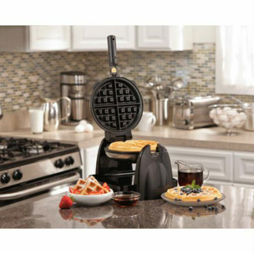 Hamilton Beach Flip Belgian Waffle Maker with Removable Grids | Model# 26030