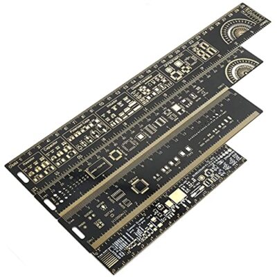 1set/4pcs 15cm 20cm 25cm 30cm Multifunctional Pcb Ruler Measuring Tool Resistor 