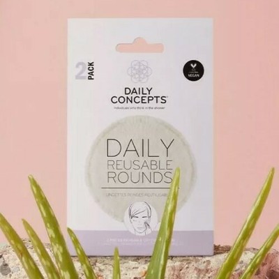 DAILY CONCEPTS Reusable Rounds 2pack Neu