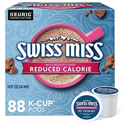 Swiss Miss Reduced Calorie Hot Cocoa Keurig Single Serve K-Cup Pods 88 Count ...