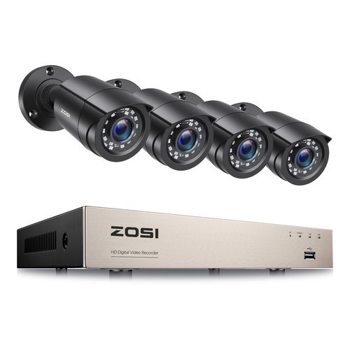 ZOSI 8CH H.265+ 5MP Lite DVR 1080P Outdoor CCTV Home