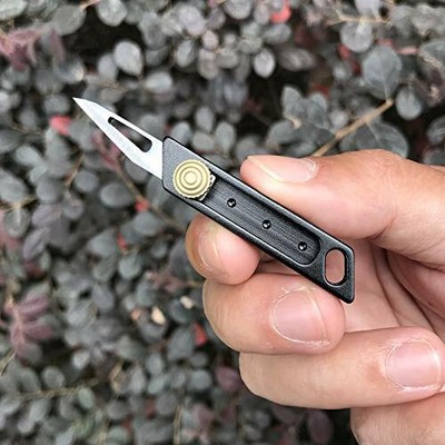2pack Mini Utility Knife Box Cutter Compact Retractable Package Letter Opener Sm