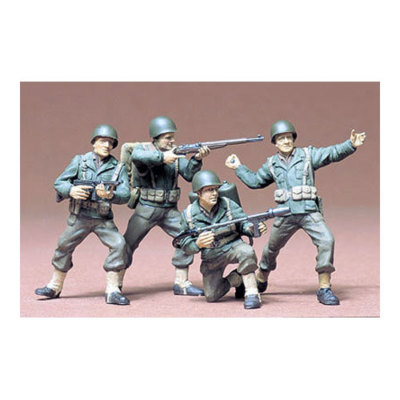 TAMIYA 35013 U.S. Army Infantry 1:35 Military Model Kit Figures