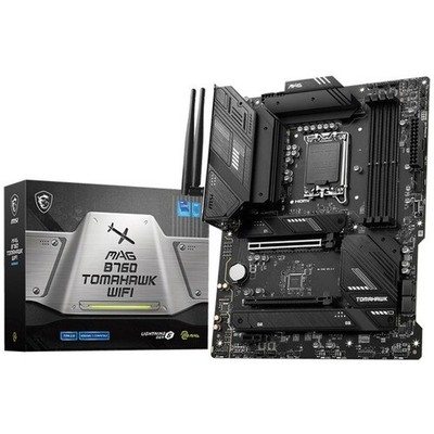 MSI MAG B760 TOMAHAWK WIFI Gaming Desktop Motherboard - Intel B760 Chipset - Soc