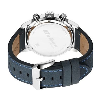Pre-owned Titan Analog Blue Dial Men's Watch-90086kl01