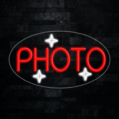 Photo LED Neon Sign 28''L x 16''H #34271