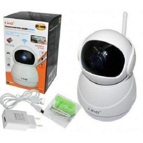 Telecamera Videosorveglianza Wireless Panoramica 360° Hd 1080p Linq Ipc-200w