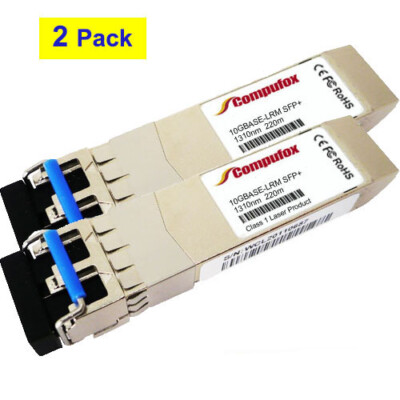 Lot, 10GBASE-LRM SFP+ Transceiver (MMF, 1310nm, 220m) for Avago, Avaya, Brocade