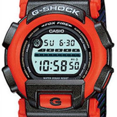 Pre-owned Casio G-shock Ethno Series 1997 Foxfire Nexax Dw003e-4ct Red Black Watch