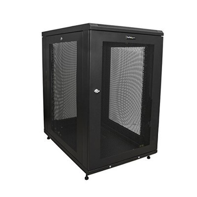 StarTech.com 18U Server Rack Cabinet - 4-Post Adjustable Depth (2'' to 30'') Netwo