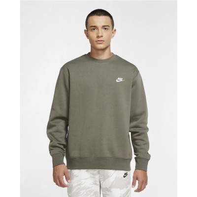 NIKE BV2662 FELPA UOMO GIROCOLLO IN COTONE FELPATO