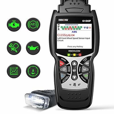 INNOVA 6100P SRS ABS OBD2 Scanner Live Data Car Code Reader Diagnostic