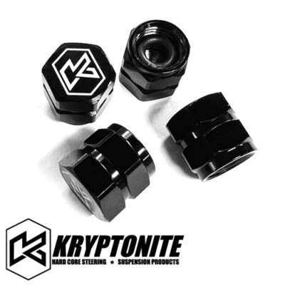 4 Pc Kryptonite Tire Valve Stem Cap Cover Set Fits Standard Schrader - Universal