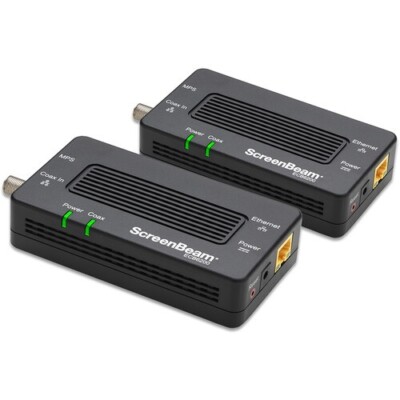 ScreenBeam MoCA 2.5Gb/s  RJ-45 Over Coax Network Adapter (Pair - Starter Kit)