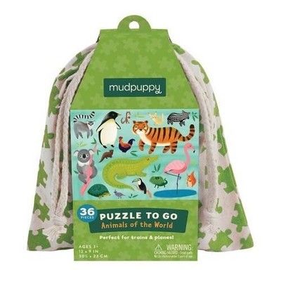 Animals of the World Puzzle to Go