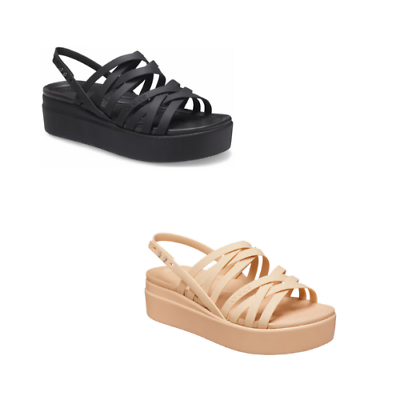 Crocs clearance strappy wedge