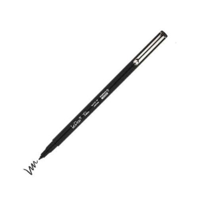 Marvy Uchida Le Pen Flex Rubberized Brush Tip Black Office School Art Cartoonist