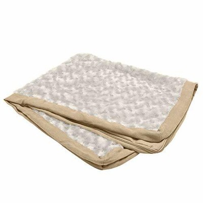 bed pet furhaven plush foam mat faux deluxe fur ultra traditional dog mattress replacement