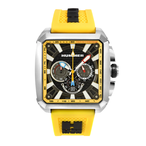 Pre-owned Hummer Men Wrist Watch Chronograph Hm1035-1332c Rugged Yet Sophisticated