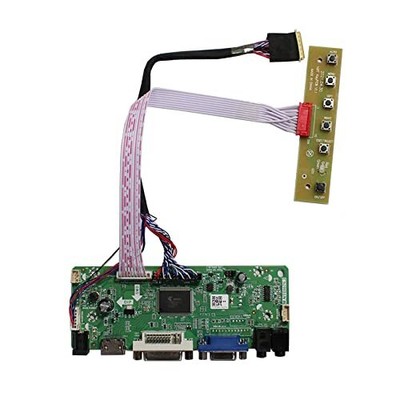 HDMI VGA DVI Audio LVDs Controller Board 40 Pin for 15.6'' 17.3'' 1920x1080 B15...