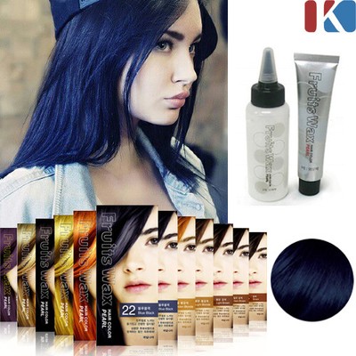Hair Dye Fruits Wax Hair Color Pearl 22 Blue Black Stylish Hair