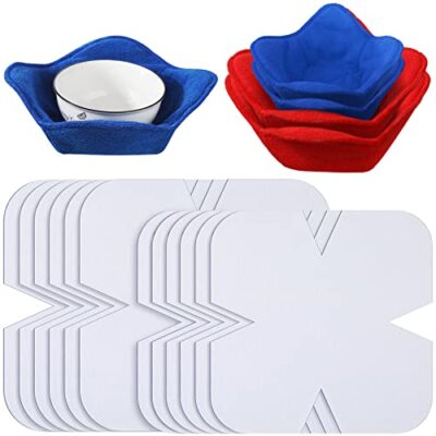 12 Pieces Cozy Pre Cut Batting Microwave Quilt Batting Fabric Batting for