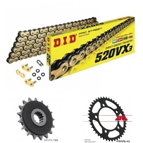 Honda NC750X  2014-2020 DID X-Ring  VX  Gold Chain & JT Cushioned Sprocket Kit