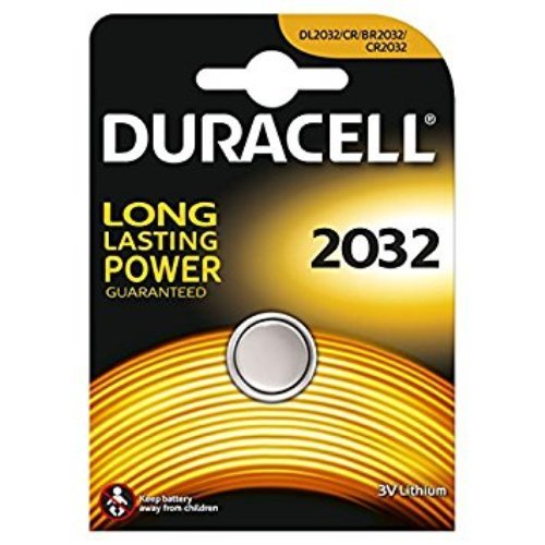 Confezione 1 Batteria Pila Duracell 2032 CR2032 DL2032 3V Litio Bottone hsb