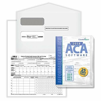 18 Complyright Form 1095 C Health Coverage Forms And Envelopes With Aca Sof Ebay