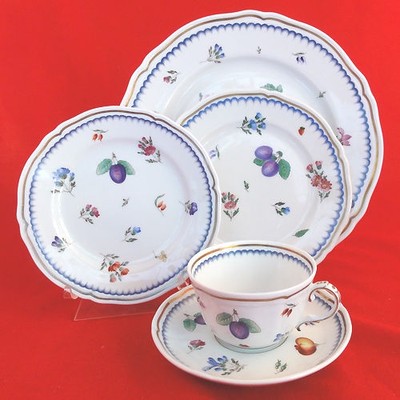 ITALIAN FRUIT by Richard Ginoi 5 Piece Place Setting NEW NEVER