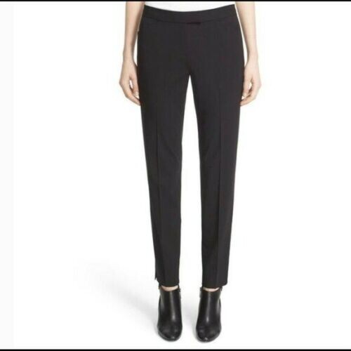 

LAFAYETTE 148 New York Костюмные классические брюки из шерсти и спандекса черного цвета Irving  США XL, Черный, IRVING