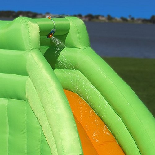 Green Crocodile Isle Inflatable BounceHouse WaterPark w/Dual Slides Fun Toy NIB