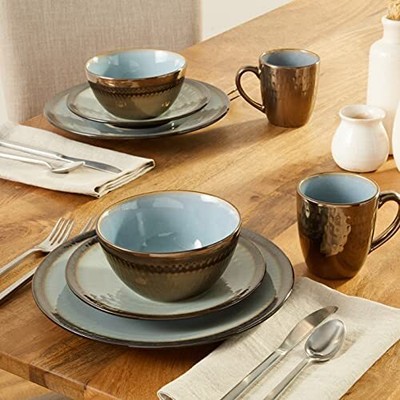 Anastasia Dinnerware Set (Service For 4), Blue