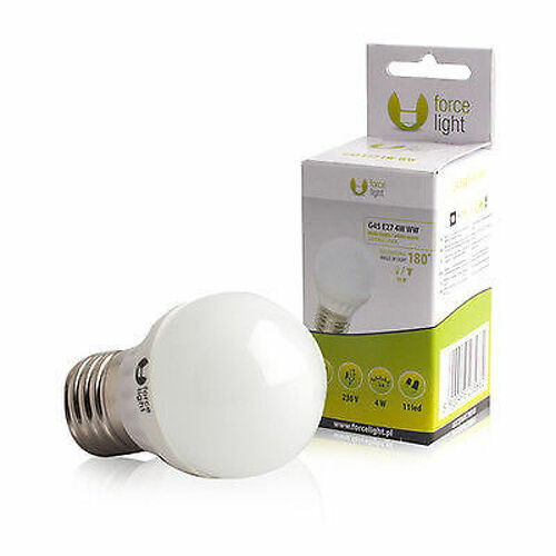 LAMPADA LAMPADINA LED BULB E27 G45 CERAMICA 4W warm white