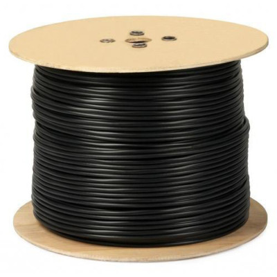 (1000 Ft) Fiber Optic Drop Cable 2-Core SM G657B3 LSZH 4.8mm Black