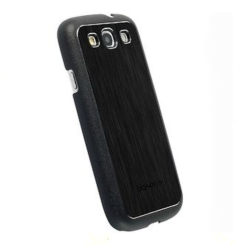 CUSTODIA CASE FACEPLATE KRUSELL ALUCOVER per SAMSUNG GT i9300 GALAXY S3 NERA