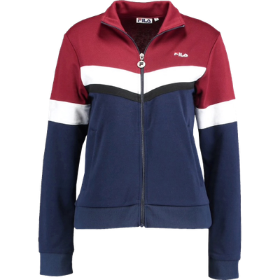 

Женская спортивная куртка Fila Nantale Black Iris Rhubarb Bright White Wear 682312-170, Синий