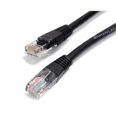 StarTech.com 2ft CAT6 Ethernet Cable - Black CAT 6 Gigabit Ethernet Wire -650MHz